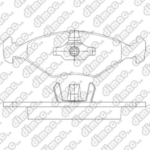 Pastillas de Freno (1056)(151M) FIAT UNO 1.0 ECONOMY WAY  FIORINO 08/..