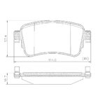 Pastillas de Freno (1214) (114MM) CITROEN C4/ JUMPY 1.6-2.0/ PEUGEOT EXPERT/