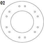 (170X120X3X12 AG) FIAT 147/ 147 DIESEL / SPAZIO