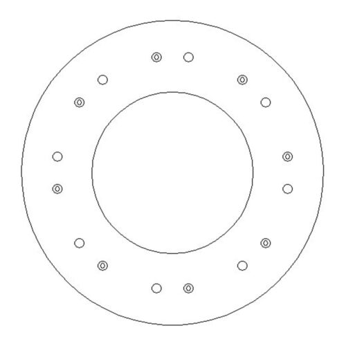 (200X130X3,3X12 AG) FIAT 125 -1600/RENAULT 9 -11 -12-18