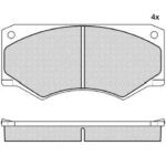 Pastillas de Freno (0115) (149MM) MERCEDES BENZ 230-280-L-207/ MAQUINAS VIA