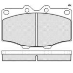 Pastillas de Freno (0233) (107MM) TOYOTA 4 RUNNER- LAND CRUISER- PICK UP 79