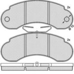 Pastillas de Freno (0475)(145MM) ROVER(ROSCA FINA)/ MERCEDES BENZ. 90 A180