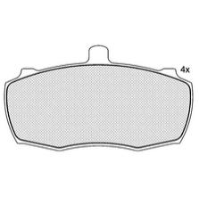 Pastillas de Freno (0570)(126MM) LAND ROVER RANGE / DAF V400 (81/...) DEL