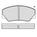 Pastillas de Freno (0469)(117MM) FORD TRANSIT  (89/...)
