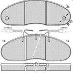 Pastillas de Freno (0451)(166MM) NISSAN AVIA- EBRO-KB- TRADE/ RENAULT B70-80-