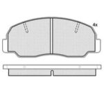 Pastillas de Freno (0141) (127MM) DAIHATSU ROCKY/MAZDA VAN-PICK UP (79/85)