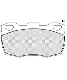 Pastillas de Freno (0111) (127MM) ROVER DEFENDER ( FURGON-SPACEWAGON)