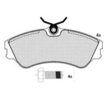 Pastillas de Freno (0418)(130MM) VOLKSWAGEN TRANSPORTER (MOD. VJO)