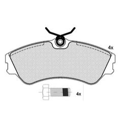 Pastillas de Freno (0418)(130MM) VOLKSWAGEN TRANSPORTER (MOD. VJO)