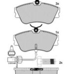 Pastillas de Freno (0783)(129MM) VOLKSWAGEN TRANSPORTER IV (99/...)
