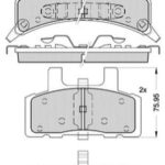 Pastillas de Freno (0347) (147MM-125MM) CHEV ASTRO-BLAZER/ DODGE RAM1500