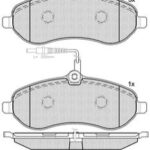 Pastillas de Freno (0916)(162MM) PEUGEOT EXPERT / FIAT ESCUDO / CITROEN JUMPY