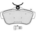 Pastillas de Freno (0917)(113MM)PEUGEOT EXPERT/ FIAT SCUDO TRASERA/ CITROEN