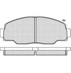 Pastillas de Freno (0341) (144MM) TOYOTA DYNA (VARIOS MOD.) (86/92)
