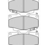 Pastillas de Freno (0554)(119MM) TOYOTA  4 RUNNER - T 100  4WD