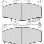 Pastillas de Freno (0496) (119MM) TOYOTA LAND CRUISER 4X4 90/94