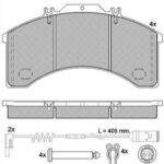 Pastillas de Freno (0603)(240MM)IVECO EUROSTAR-EUROTECH-EUROCARGO (99/..)