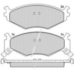 Pastillas de Freno (0055) (164MM) DODGE-CHRYSLER SPIRIT/ PLYMOUTH 15"(90/96)