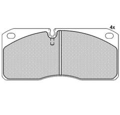 Pastillas de Freno (0569)(175MM) IVECO EUCARGO 91/  (SIN SENSOR) DEL/TRAS