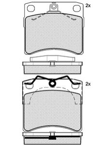 Pastillas de Freno (0480)(91MM) VOKSWAGEN TRANSPORTER - EUROVAN (98/99)