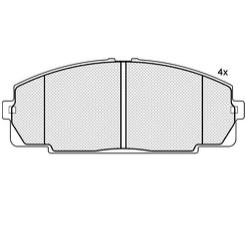 Pastillas de Freno (0622)(145MM) TOYOTA DYNA - HI-ACE - HILUX