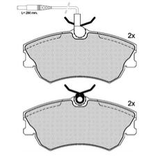 Pastillas de Freno (0542)(130MM) RENAULT LAGUNA - ESPACE