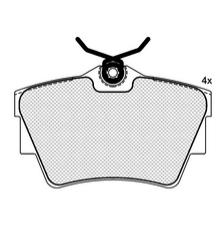 Pastillas de Freno (0623)(95MM) FORD MUSTANG / VW TRANSPORTER   TRASERA