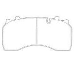 Pastillas de Freno (0894)(204MM) RENAULT MIDLUM 4X2-DAF LF 55 (01/..) DEL/TRAS