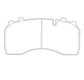 Pastillas de Freno (0894)(204MM) RENAULT MIDLUM 4X2-DAF LF 55 (01/..) DEL/TRAS