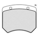 Pastillas de Freno (0702)(70MM) MINI COOPER AUSTIN RODADO 10 (70/..)