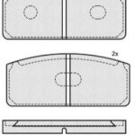 Pastillas de Freno (0384) (95MM) RENAULT 8-GORDINI/ VARIOS KARTING TRASERA