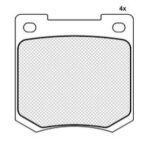 Pastillas de Freno (0659)(63MM) FORD CAPRI 1.5L / VOLVO / ROVER ALLEGRO (68/79)