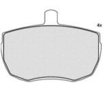 Pastillas de Freno (0073) (104MM) FORD TRANSIT/ LAND ROVER DEFENDER-90-110