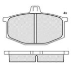 Pastillas de Freno (0198) (93MM) RENAULT 5 LE CAR-TL-TX-LS-TS-GTL-GTS