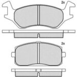 Pastillas de Freno (0236) (132MM) TOYOTA TERCEL  (79/85)