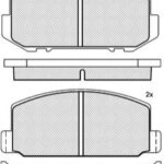 Pastillas de Freno (0225) (106MM) TOYOTA COROLLA/ DAIHATSU   (79/86)