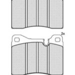 Pastillas de Freno (0025) (89MM) ALFA ROMEO/BMW/FERRARI/LAMBORGHINI (72/82)