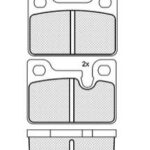 Pastillas de Freno (0018) (61MM) BMW SERIE 3 -323 2.3 (75/82)