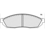 Pastillas de Freno (0078) (116MM) DAEWOO DAMAS/HONDA CIVIC/ SUZUKI ST80 FRONTI