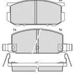 Pastillas de Freno (0206) (106MM) SUBARU 1800-1600 C.C  (79/82)