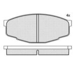 Pastillas de Freno (0226) (116MM) TOYOTA CRESSIDA-PICK UP (MODELO 92) (80/82)