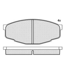 Pastillas de Freno (0226) (116MM) TOYOTA CRESSIDA-PICK UP (MODELO 92) (80/82)
