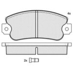 Pastillas de Freno (0261) (108MM) FIAT UNO 70S- 60S(ITALIANO) /LANCIA Y-10