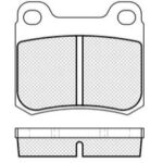 Pastillas de Freno (0118) (61MM) MERCEDES BENZ 190E-C180-200-E200 TRASERA