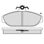 Pastillas de Freno (0243) (125MM) VOLVO VOLVO 740-760-780-940  (90/94)