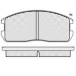 Pastillas de Freno (0152) (108MM) MITSUBISHI COLT/ LANCER/ MIRAGE/ PROTON (