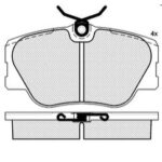 Pastillas de Freno (0116) (109MM) M BENZ 190-200-230-250-260-300 (82/94)
