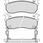 Pastillas de Freno (0421)(107 MM) NISSAN MARCH - MICRA 1.0- 1.2