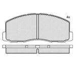 Pastillas de Freno (0415)(127MM) MITSUBISHI CORDIA-GALANT-L200-LANCER-TREDIA